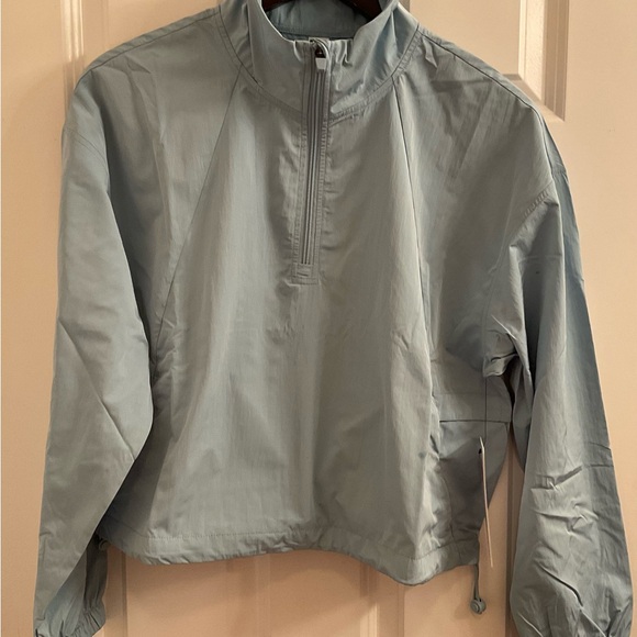 Yogalicious Radiant Andrea Half Zip Crop Jacket - NWT - Medium - Forget Me Not - Picture 2 of 9